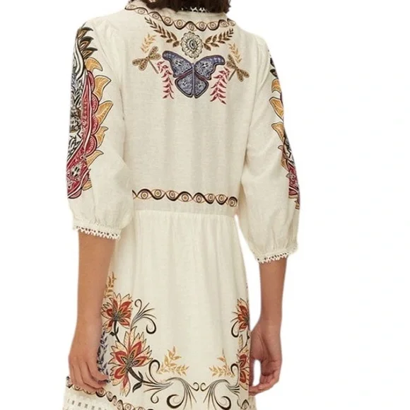 Farm Rio Boho Glam Maxi Dress NWT - Picture 5 of 11